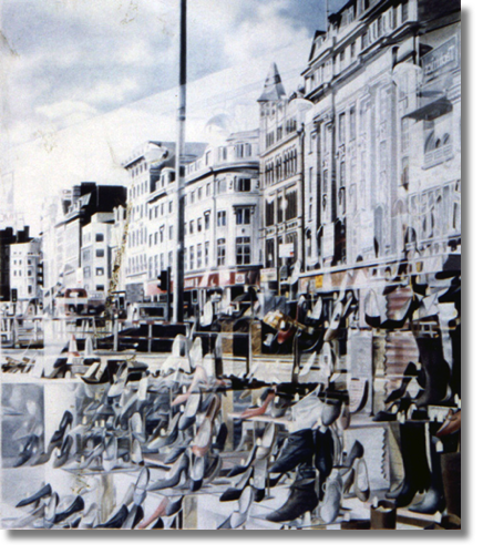 Shoe Shop
pencil crayon on paper